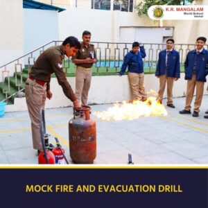 Read more about the article A mock fire and evacuation drill was conducted for students and teachers